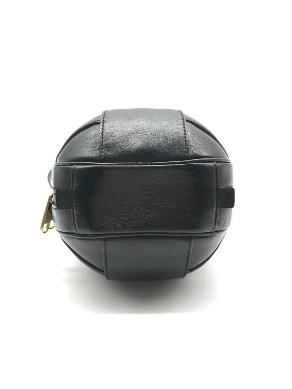 Gucci Basketball Shape Mini 2-Way Bag Leather Black Bag